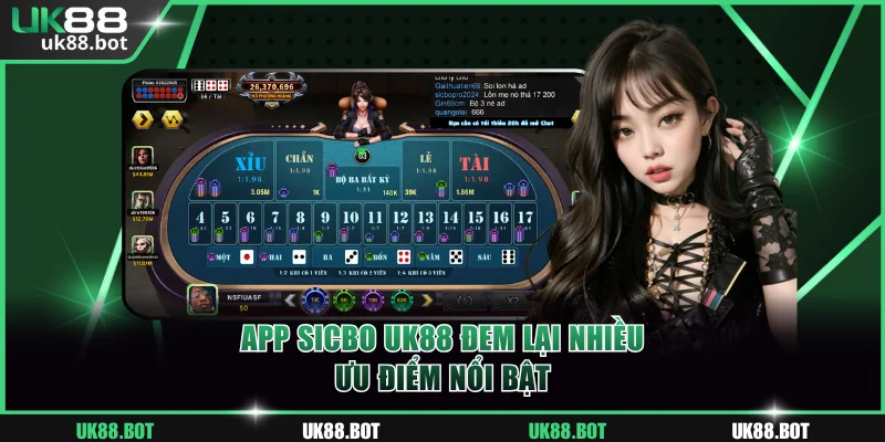 App Sicbo UK88 đem lại nhiều ưu điểm