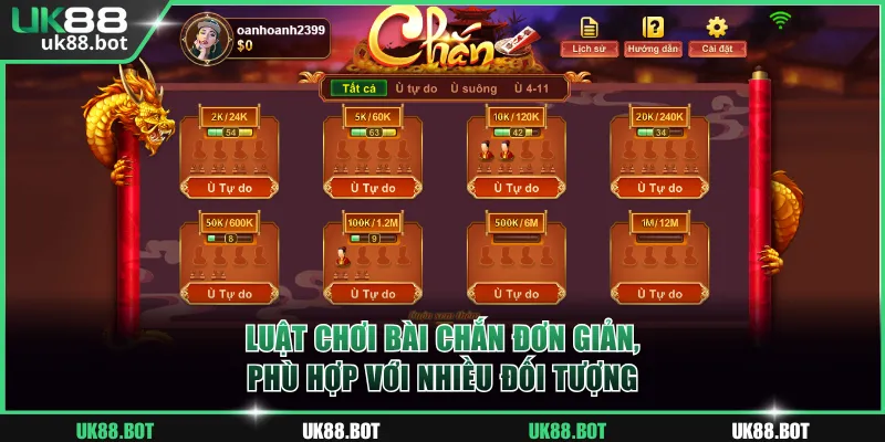 Cách chơi bài chắn khá đơn giản, phù hợp mọi đối tượng