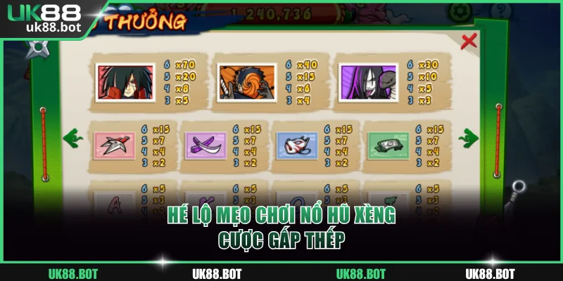 Hé lộ mẹo chơi nổ hũ xèng cược gấp thếp