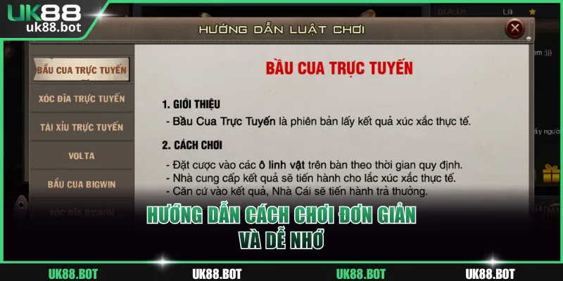 Hướng dẫn cách chơi đơn giản và dễ nhớ